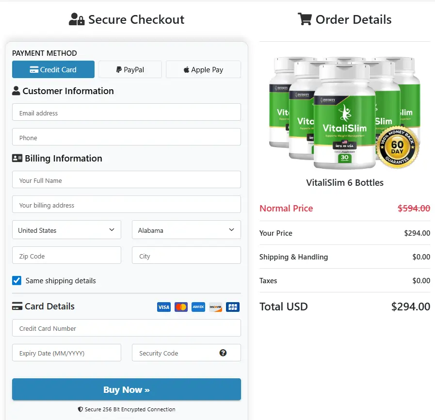 VitaliSlim-Order-Page